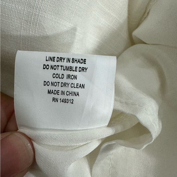 Saints+Secrets flare ruffle Swiss dot a line crochet mini skirt white size S - Picture 6 of 8